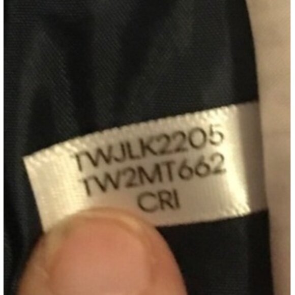 Tommy Hilfiger Womens Red Puffer Jacket Removable Hood XS 100% Polyester NEW - Picture 14 of 16